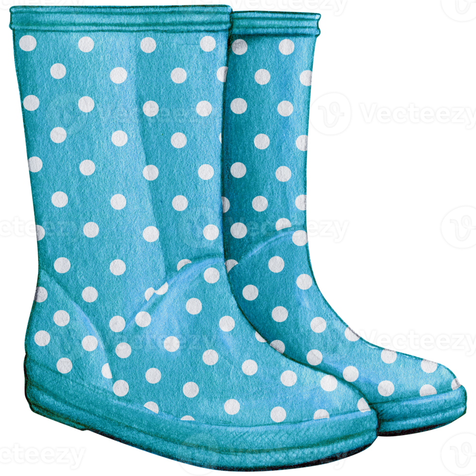 watercolor hand drawn cute rain boots 21388210 PNG