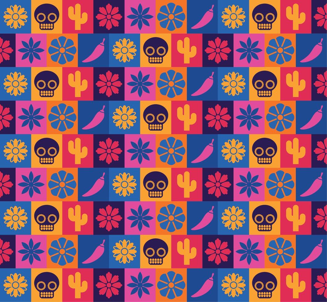 cinco de mayo pattern vector