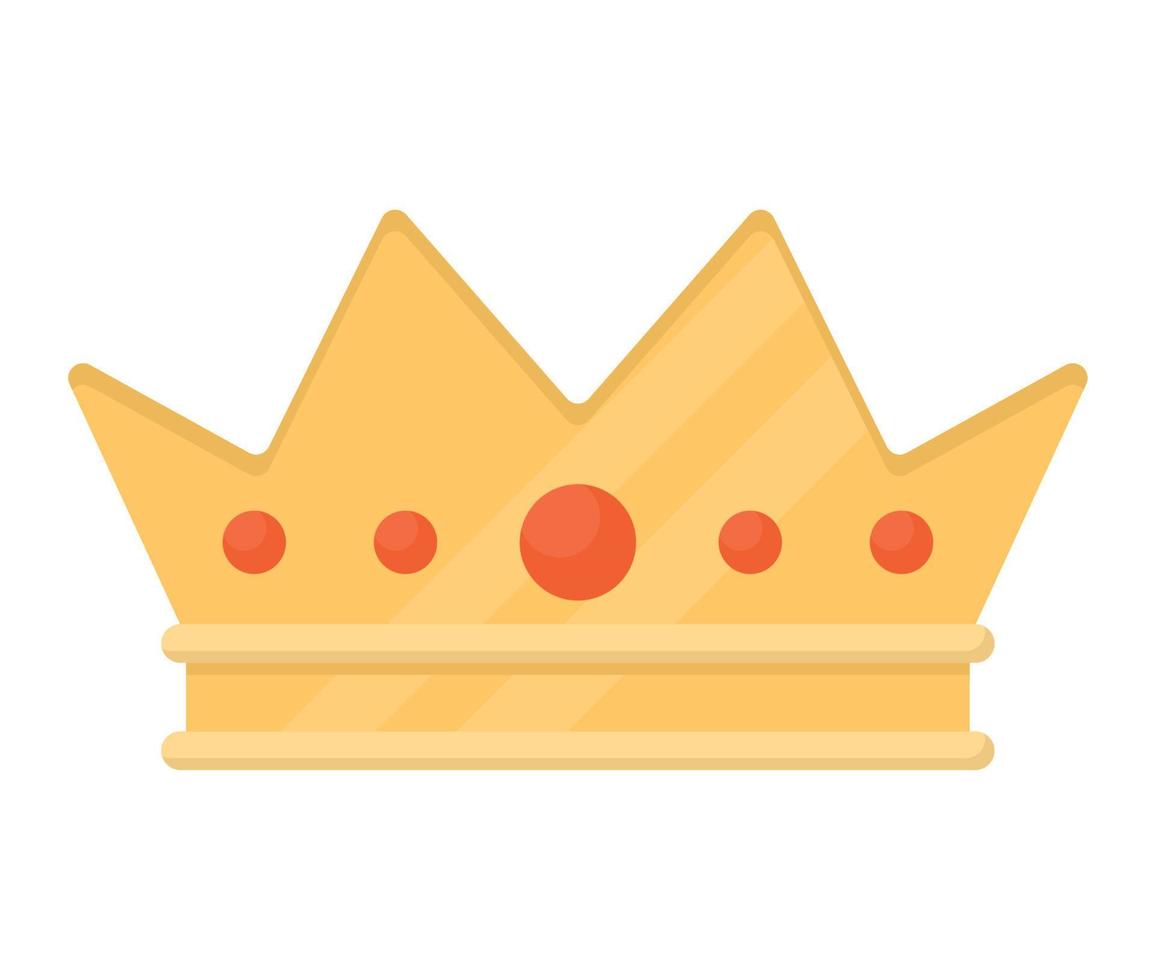 golden crown design vector