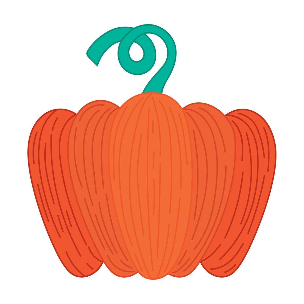 brillante calabaza diseño vector