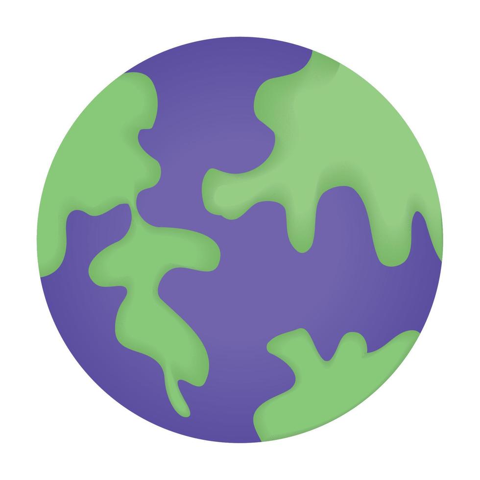 tierra planeta diseño vector