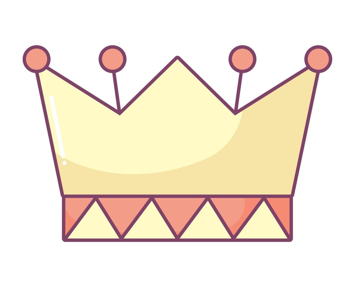 party crown design vector