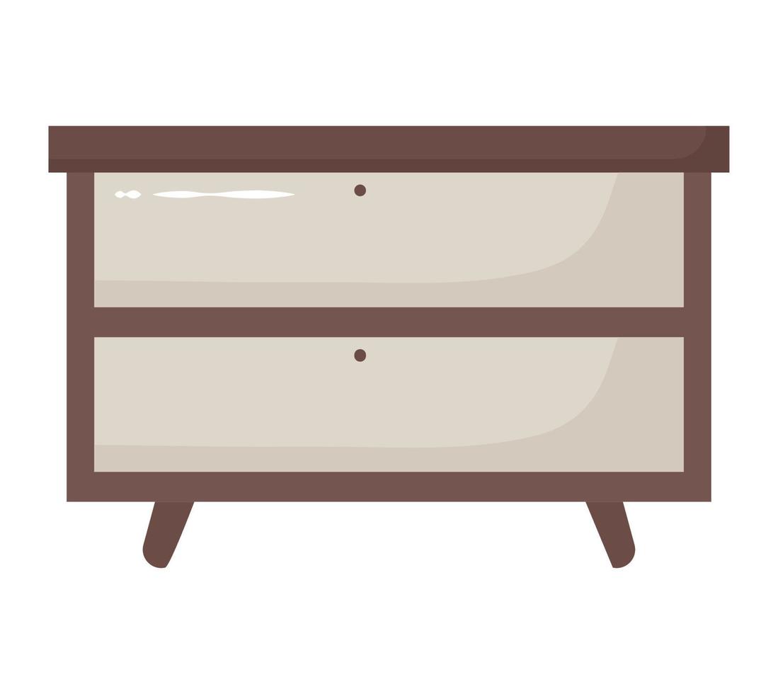 brown drawer illustration vector
