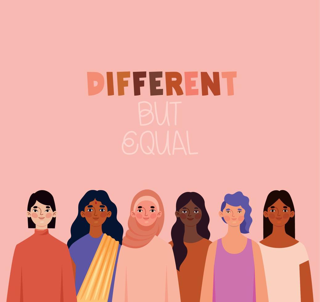 different but equal vector