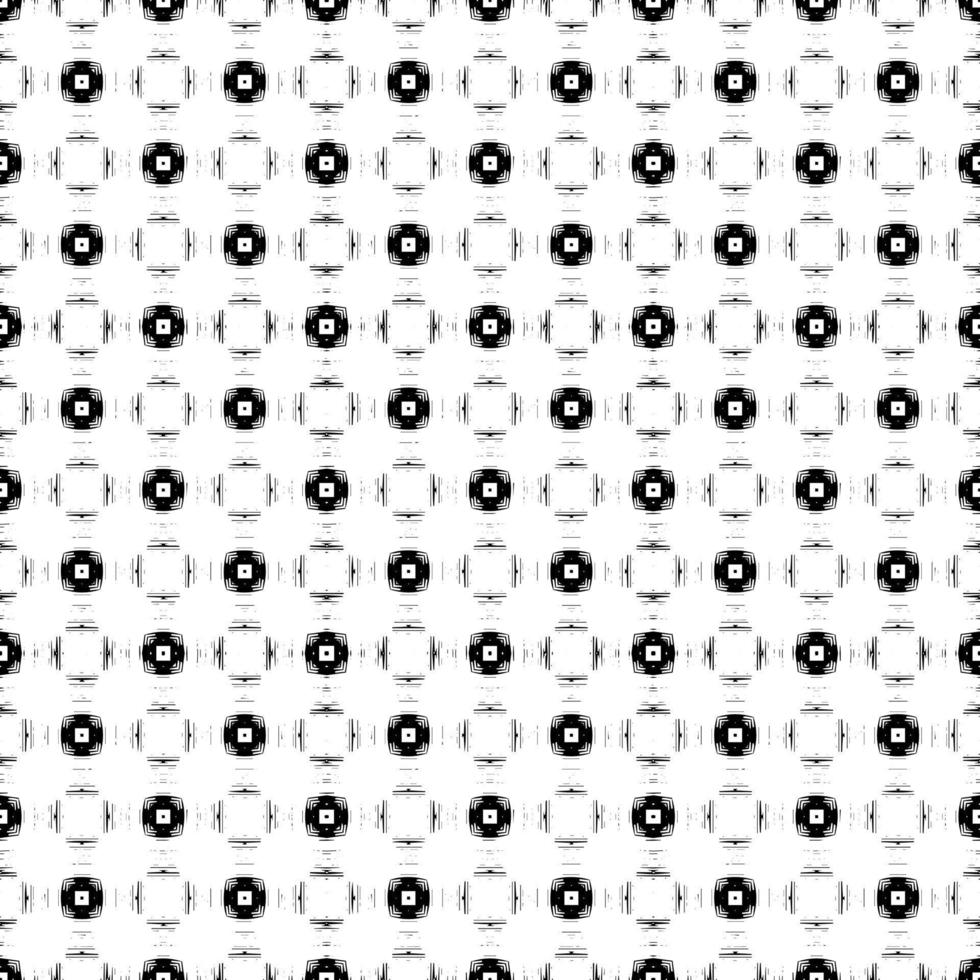 Black and white seamless pattern texture. Greyscale ornamental graphic design. vector