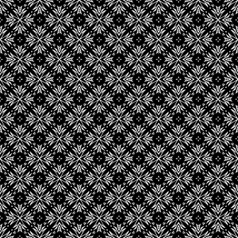 Black and white seamless pattern texture. Greyscale ornamental graphic design. vector