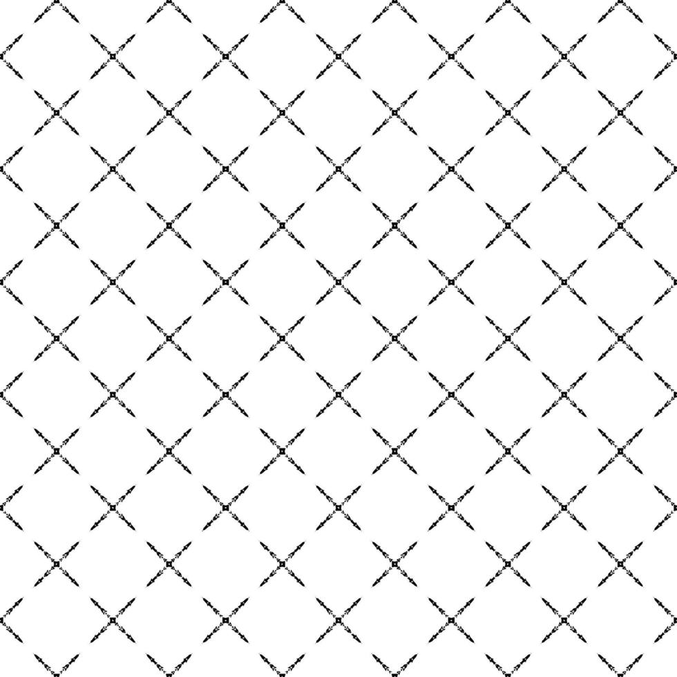 Black and white seamless pattern texture. Greyscale ornamental graphic design. vector