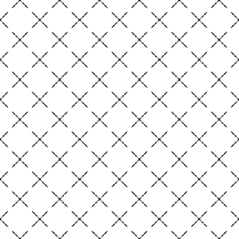 Black and white seamless pattern texture. Greyscale ornamental graphic design. vector