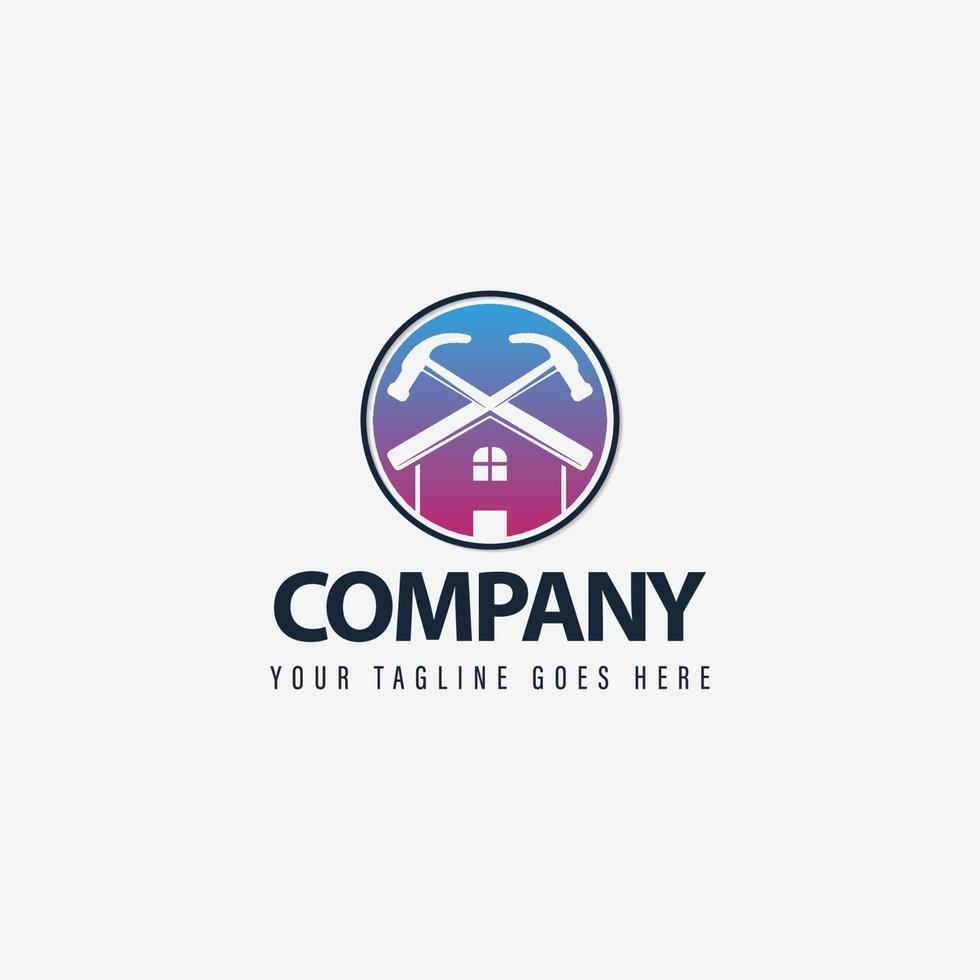 carpentry logo vector