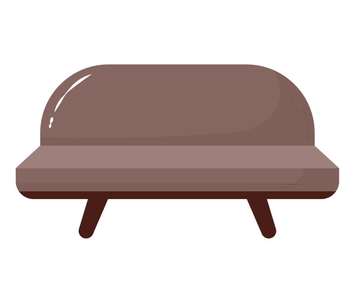 colored sofa design vector