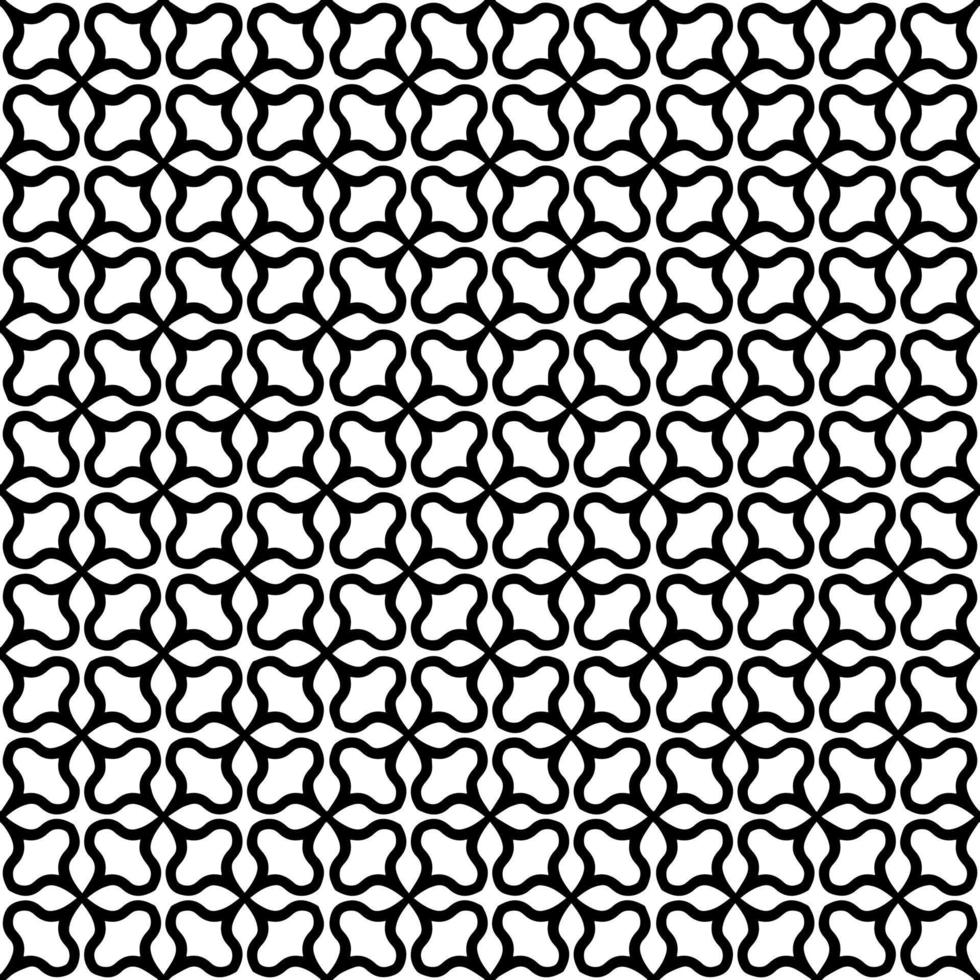 Black and white seamless pattern texture. Greyscale ornamental graphic design. vector