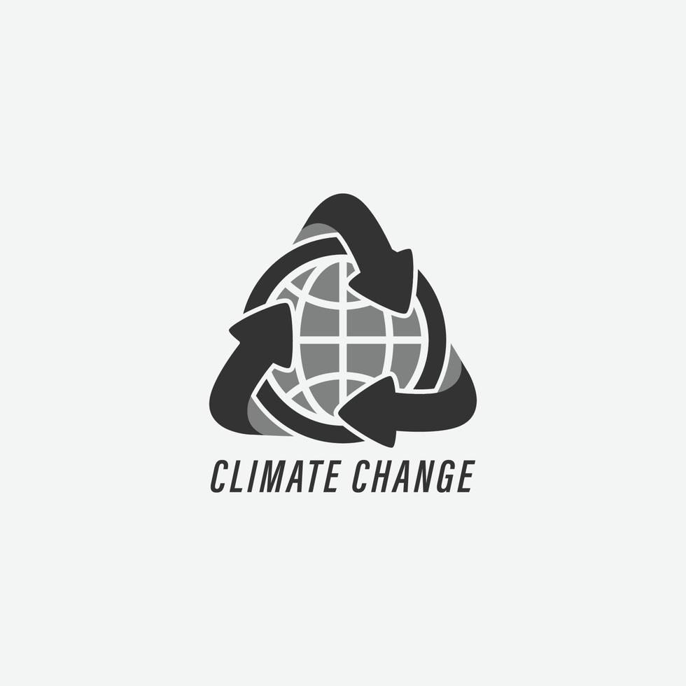 clima cambio logo vector