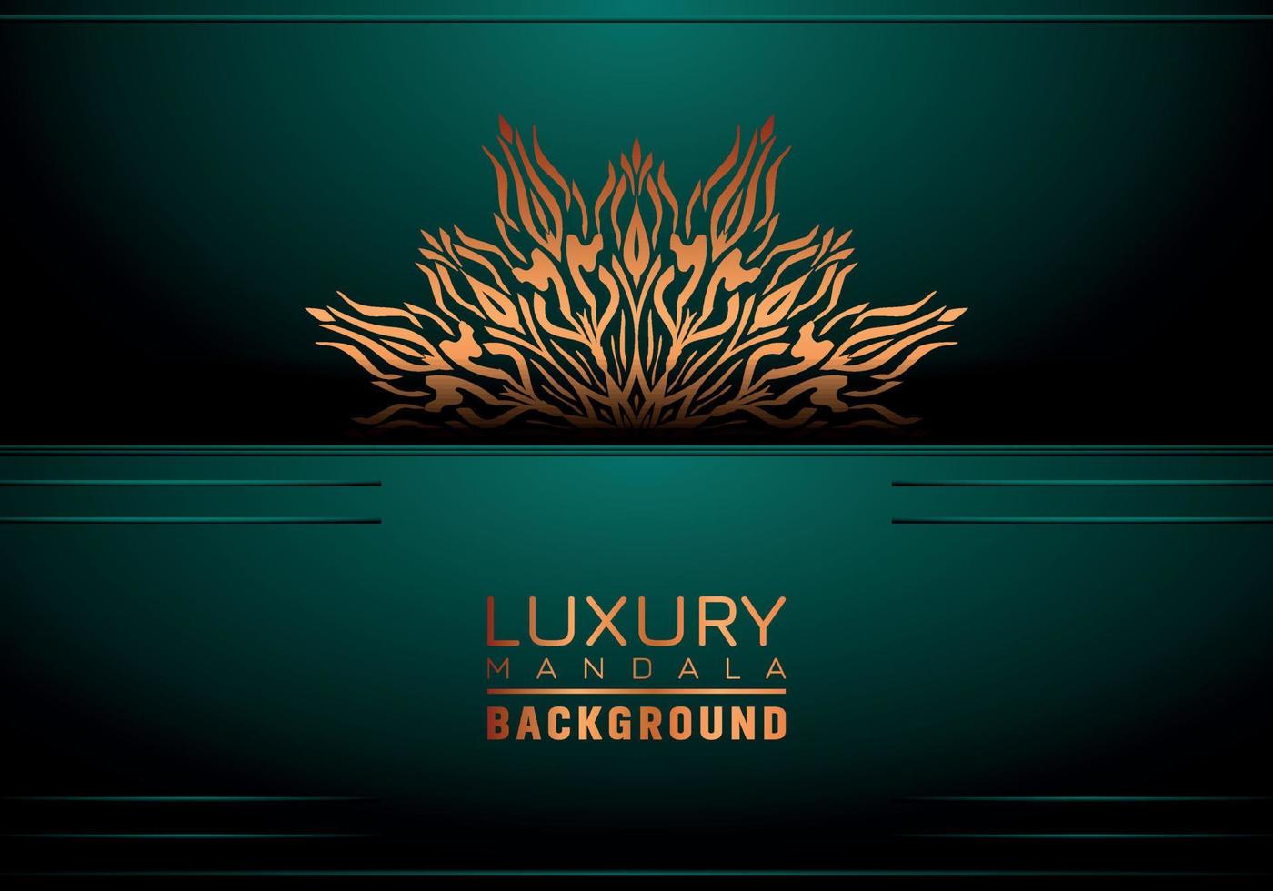 Luxury mandala background ornamental, arabesque style With Golden Arabesque Pattern Style. Decorative Mandala Ornament For Print, Brochure, Banner, Cover, Poster, Invitation Card vector