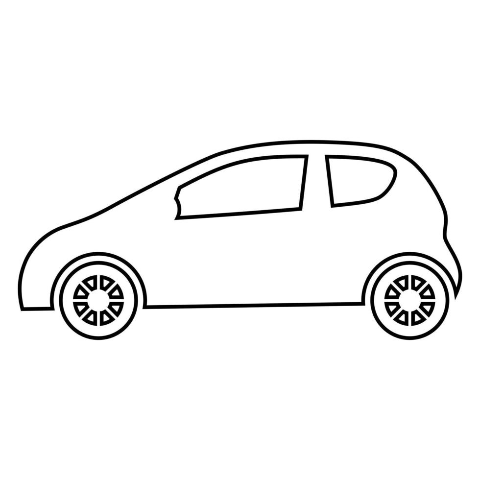 automóvil icono vector. coche ilustración firmar recopilación. vehículo símbolo. auto logo. vector