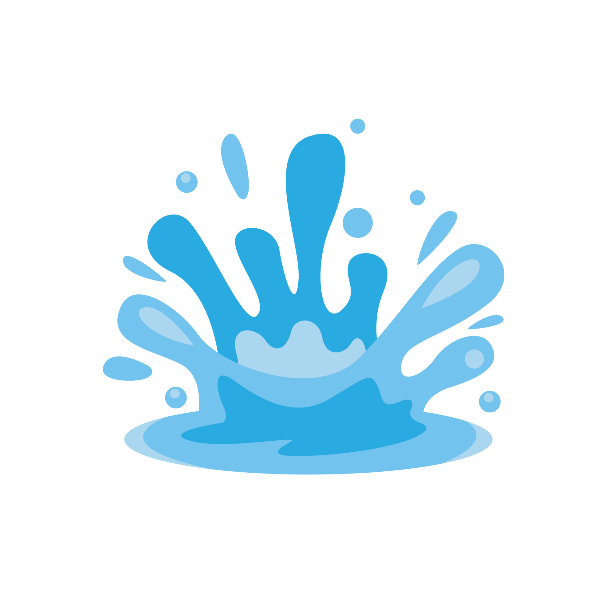 Water Splash icon vector. drops illustration sign. ocean symbol. sea