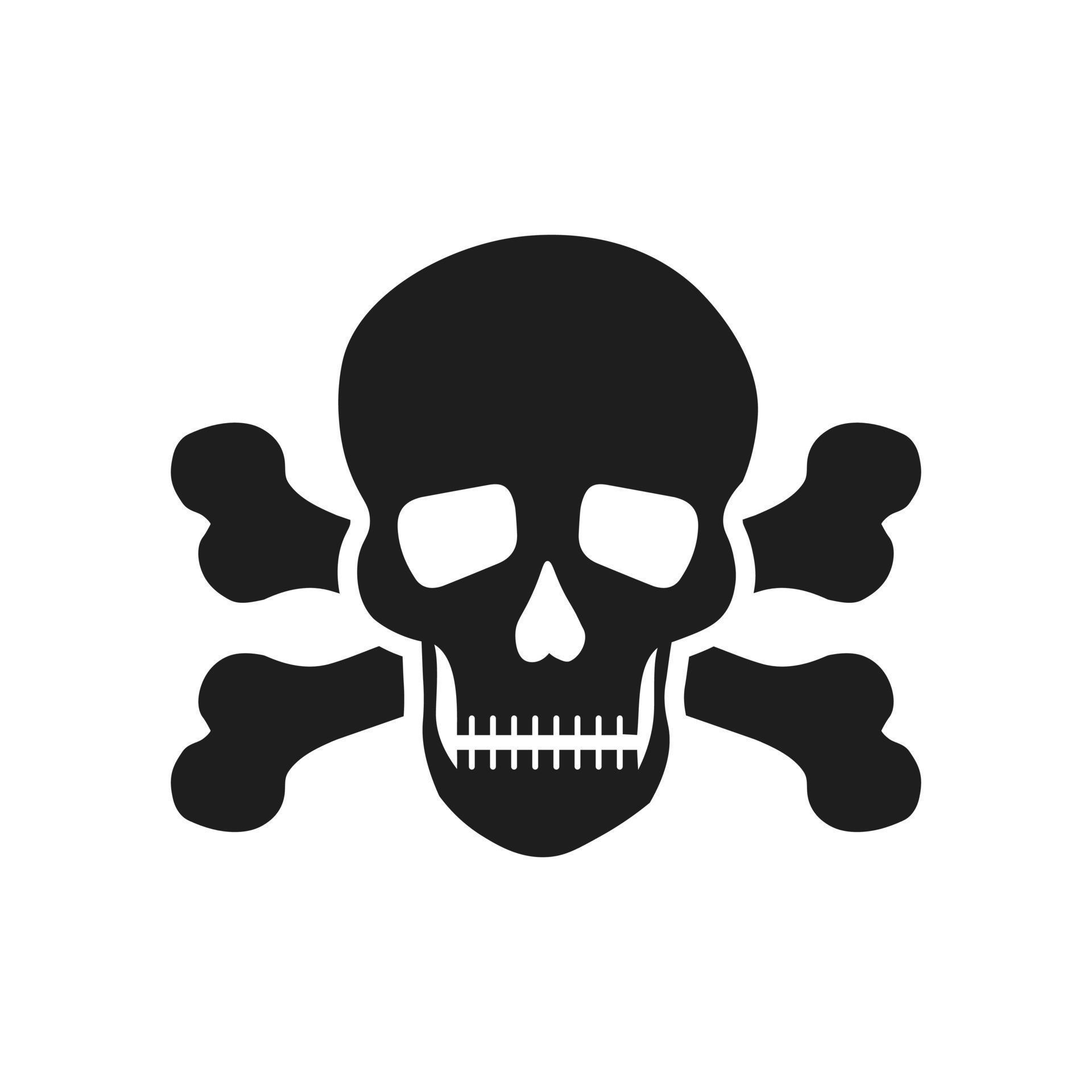 Skull And Bones Vector Icon Danger Illustration Sign Poison Symbol Or Skull And Bones Icon Danger Illustration Sign Poison Symbol Or Logo Vector