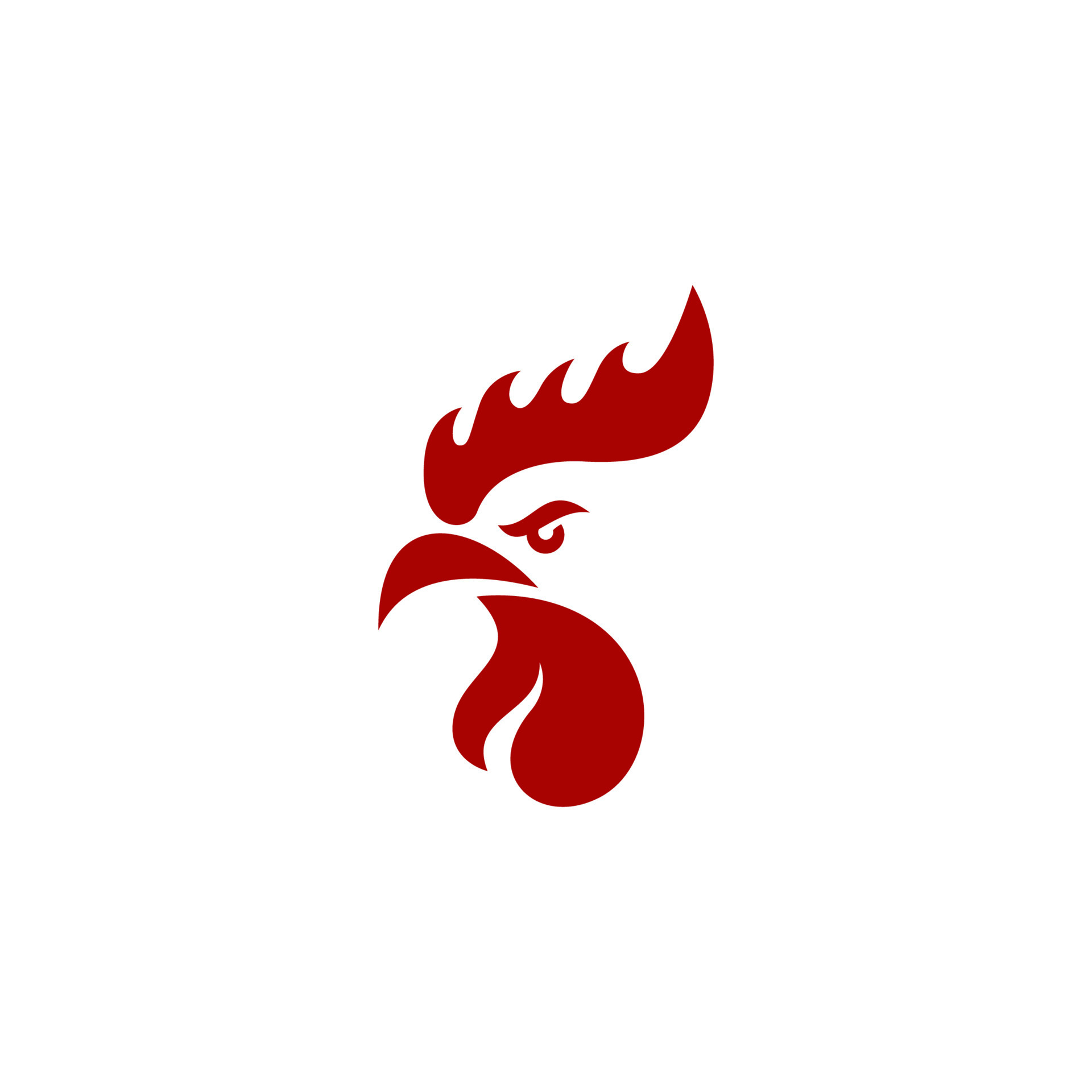 chicken head logo with a chicken logo color motif 21390975 Vector