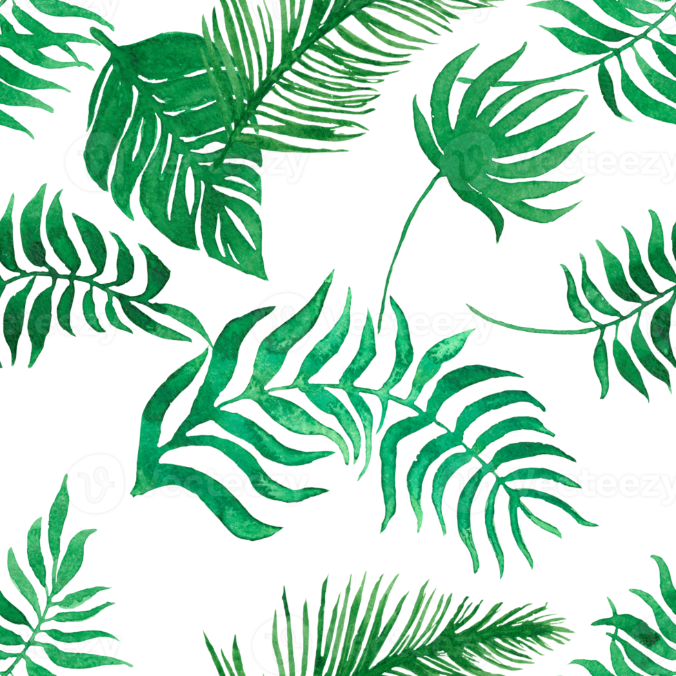 free-seamless-pattern-green-leaves-flower-21391048-png-with-transparent