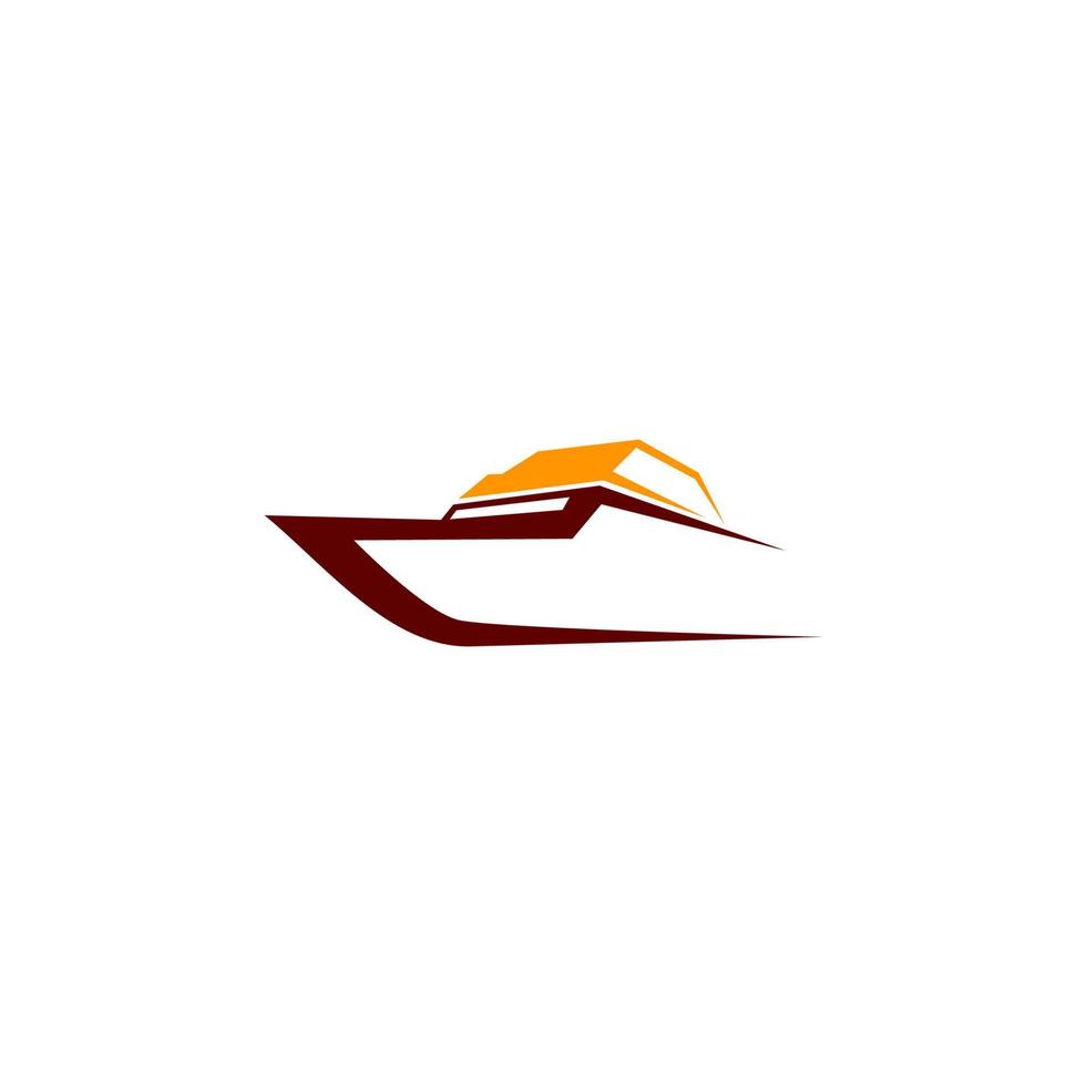 Logo for a cruise ship on a white background vector