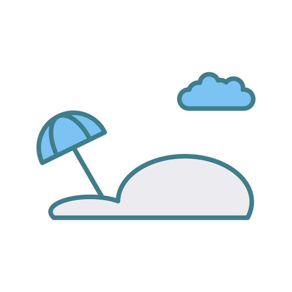 Beach Vector Icon