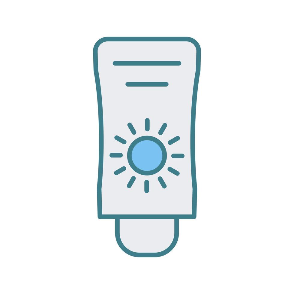 Sun Cream Vector Icon