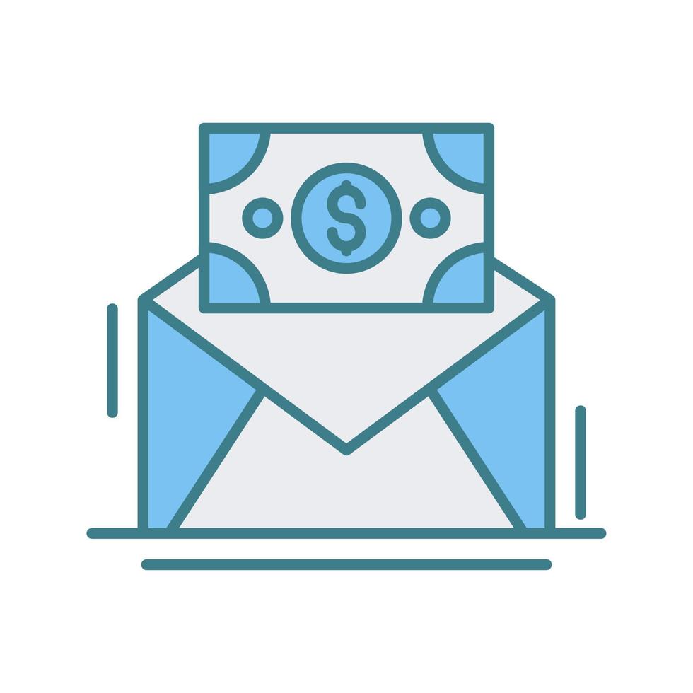 Mail Coin Vector Icon