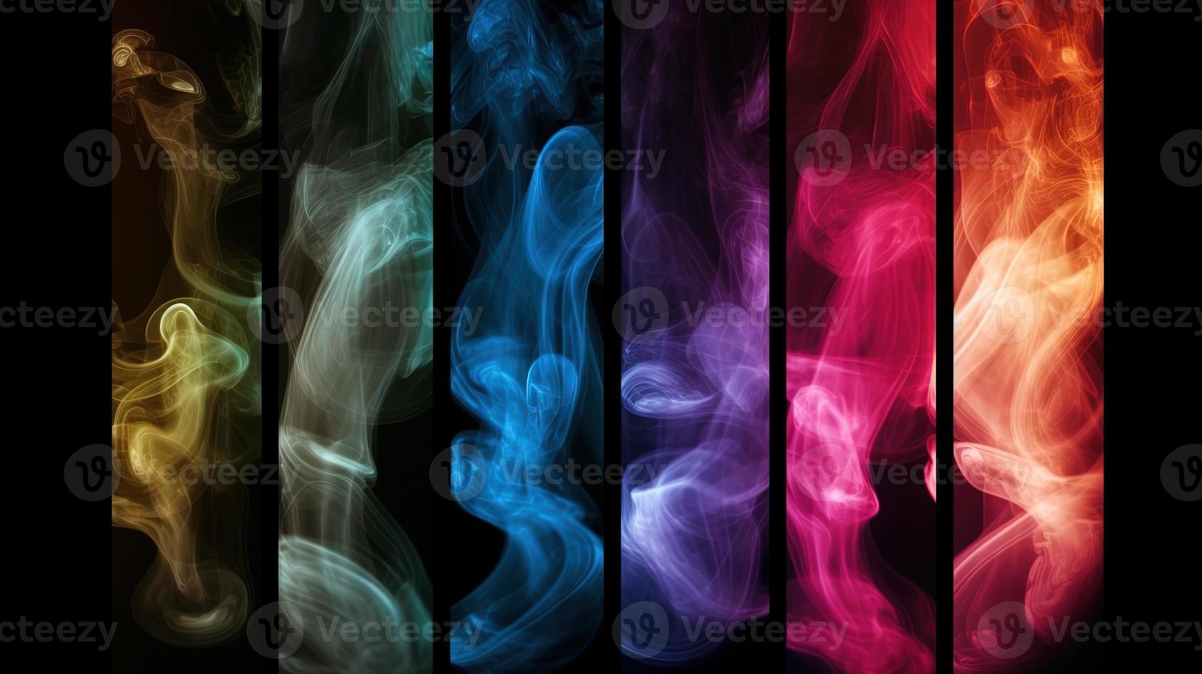 Abstract Ethereal Smoke Colorscape A Vibrant and Artistic Background photo