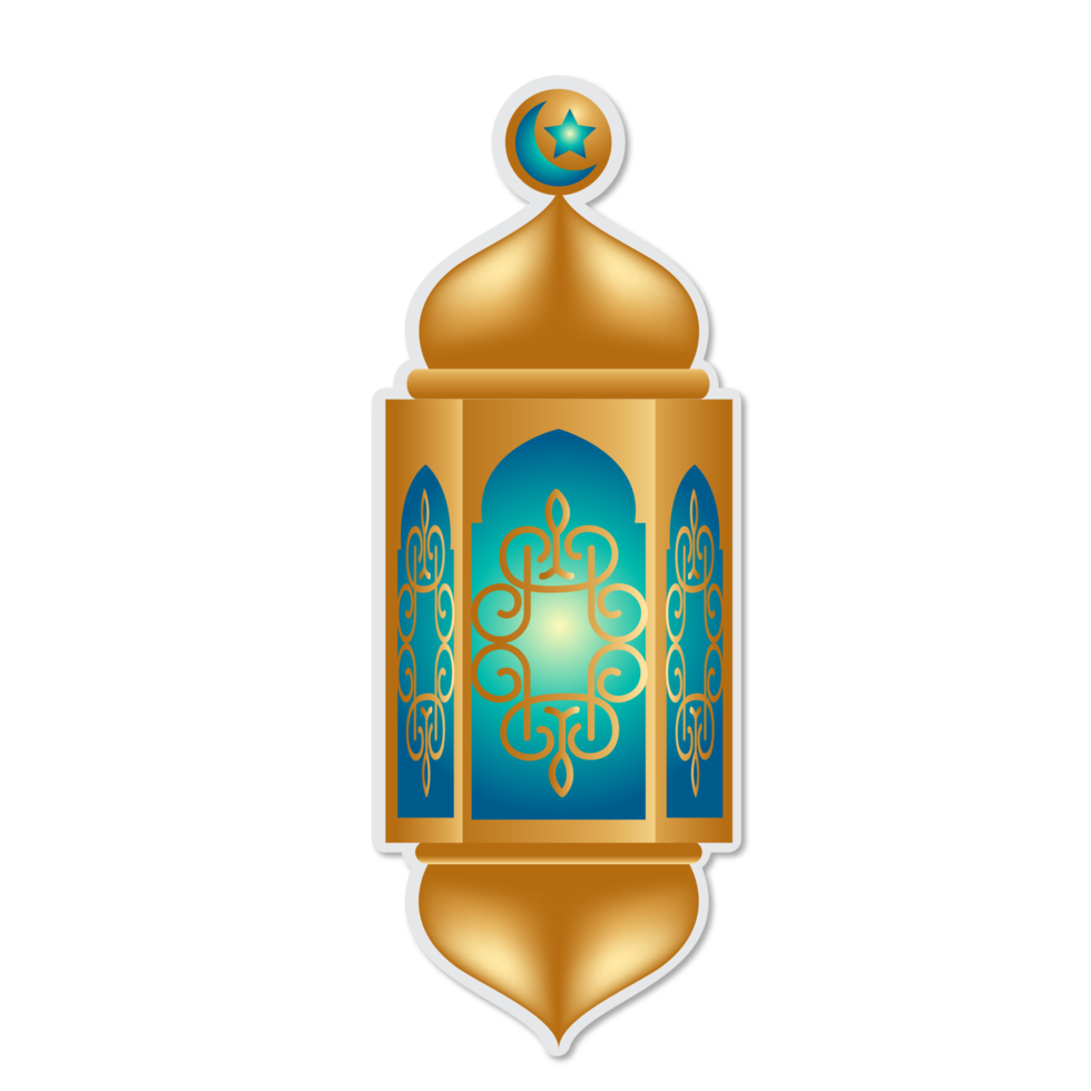 3d Karikatur islamisch Dekor Objekt Element einstellen von Ramadan kareem Design png