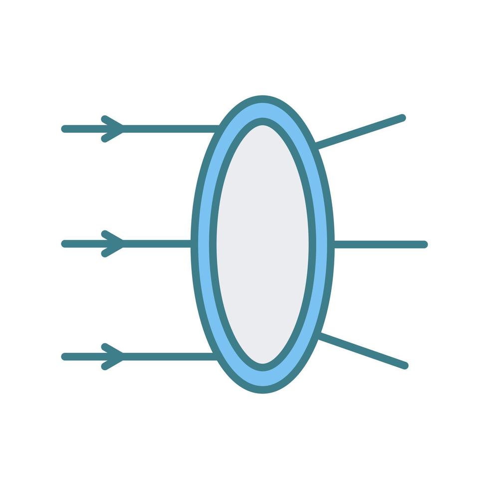 Refraction Vector Icon