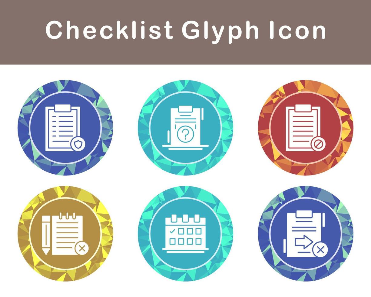 Checklist Vector Icon Set