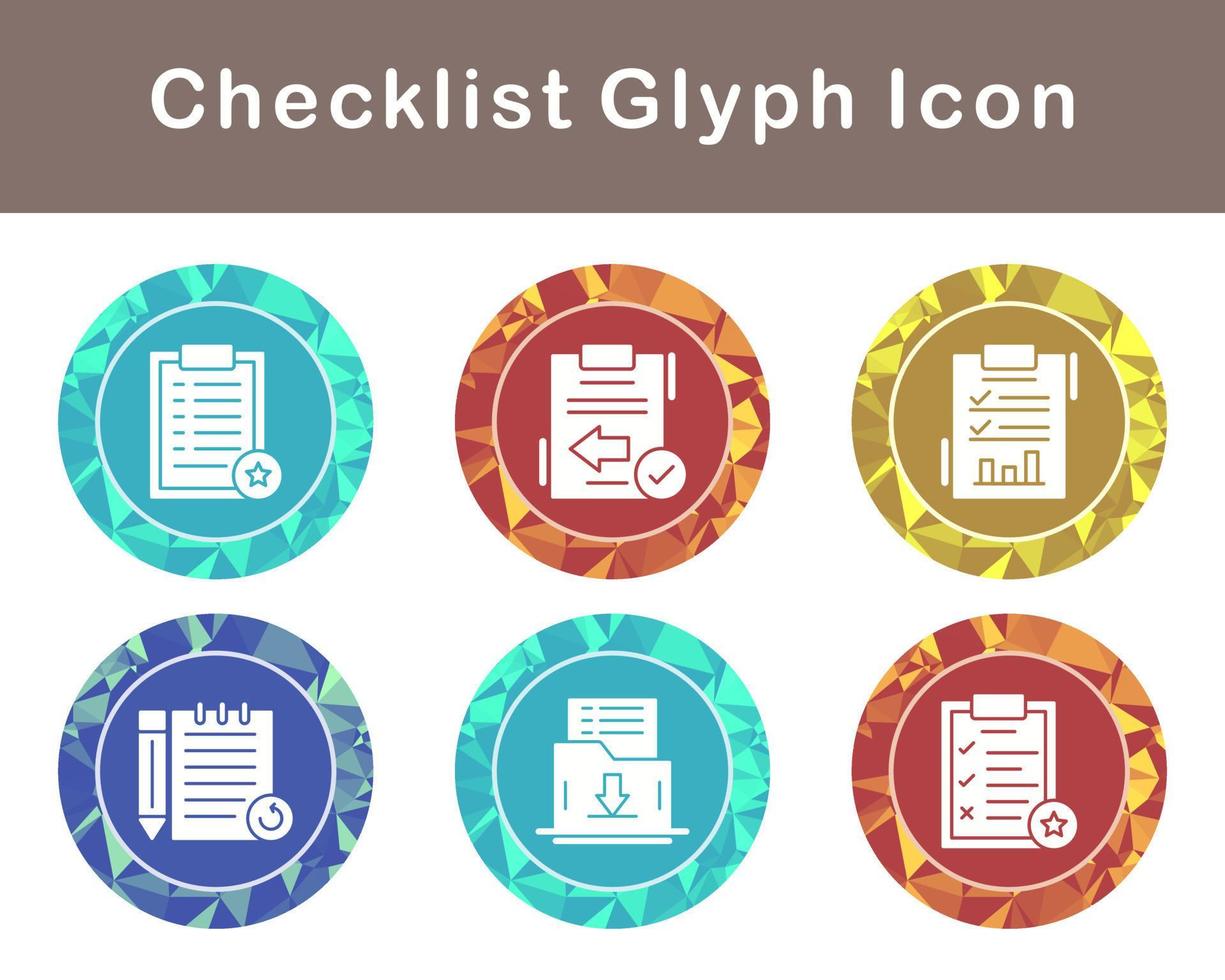 Checklist Vector Icon Set