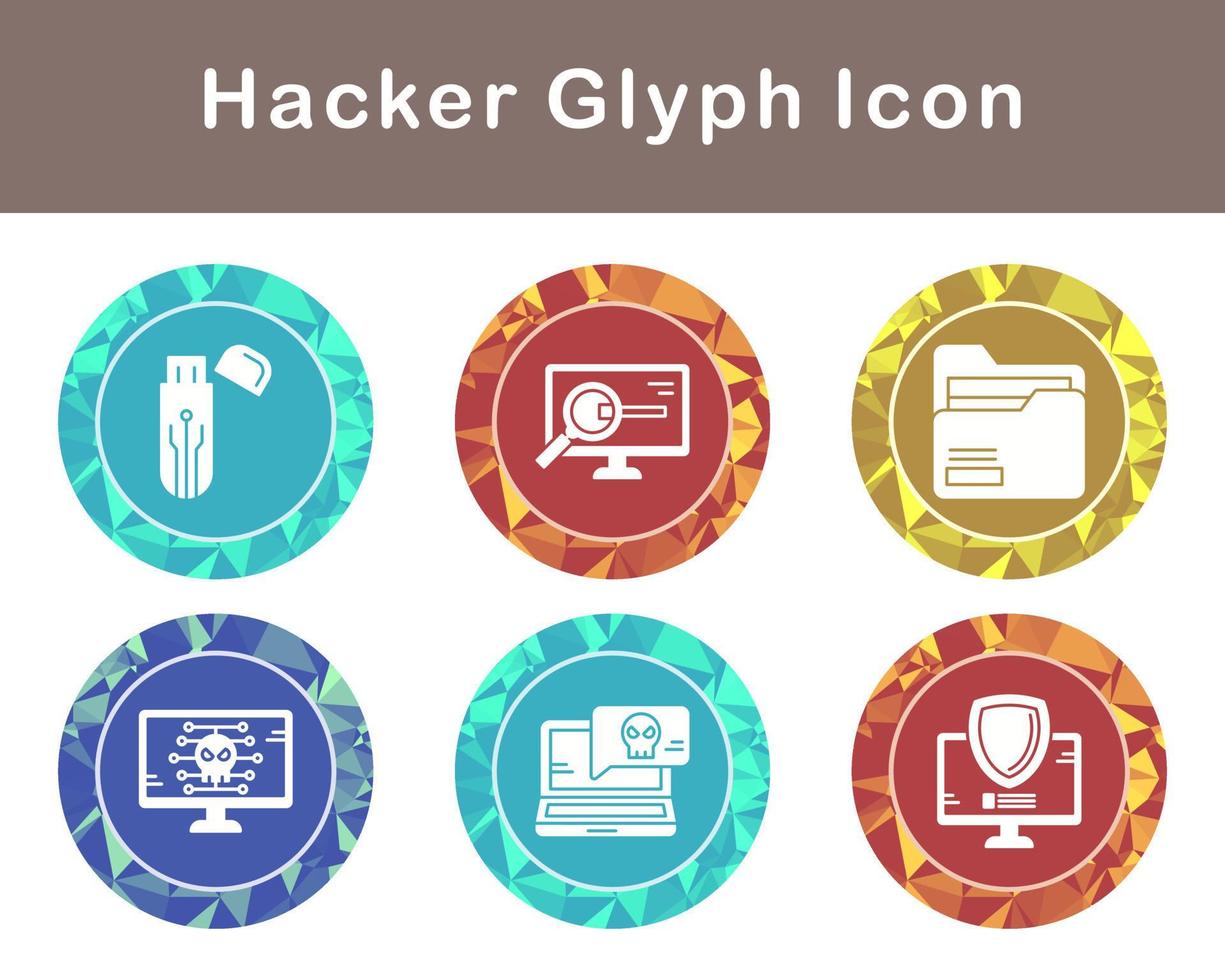 Hacker Vector Icon Set