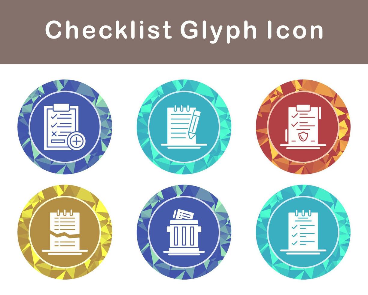 Checklist Vector Icon Set