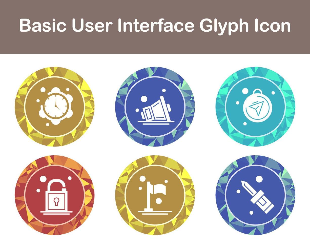 Basic User Interface Vector Icon Set