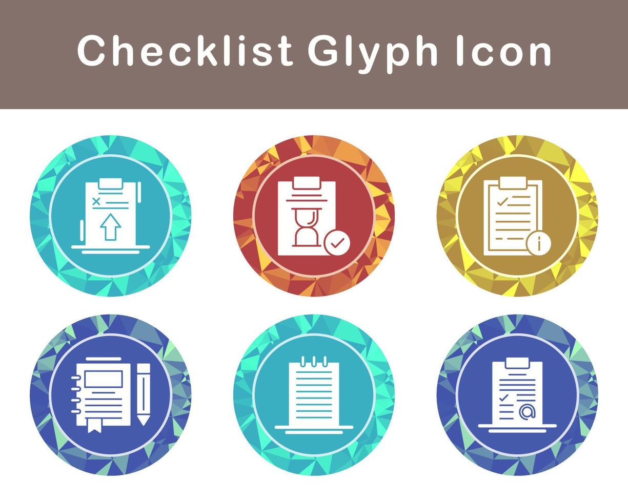 Checklist Vector Icon Set