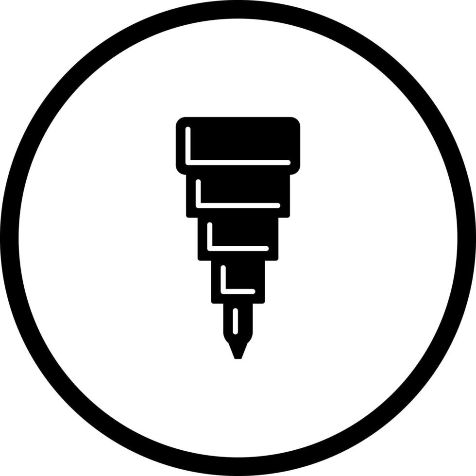 Fine Tip Pen Unique Vector Icon