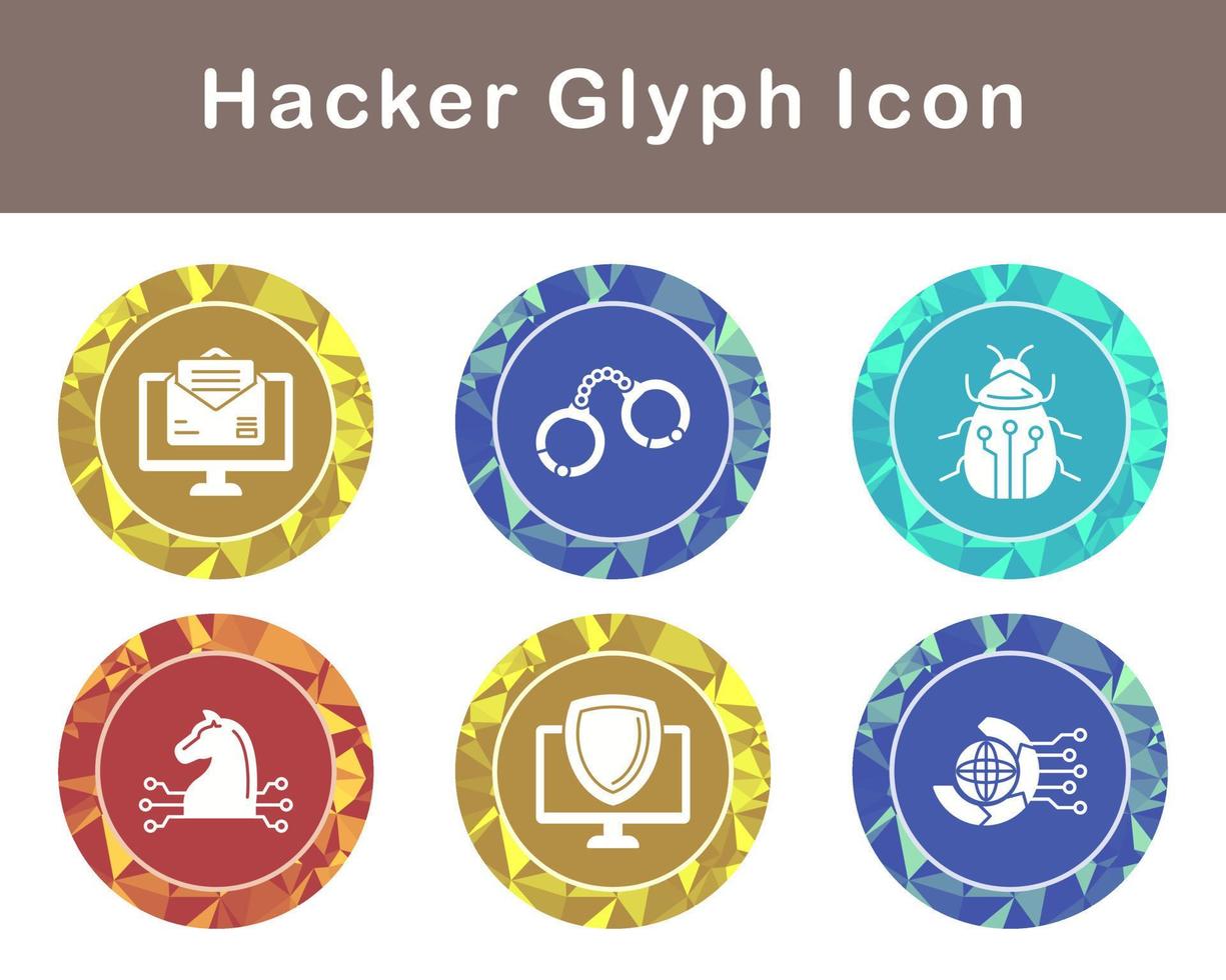 Hacker Vector Icon Set