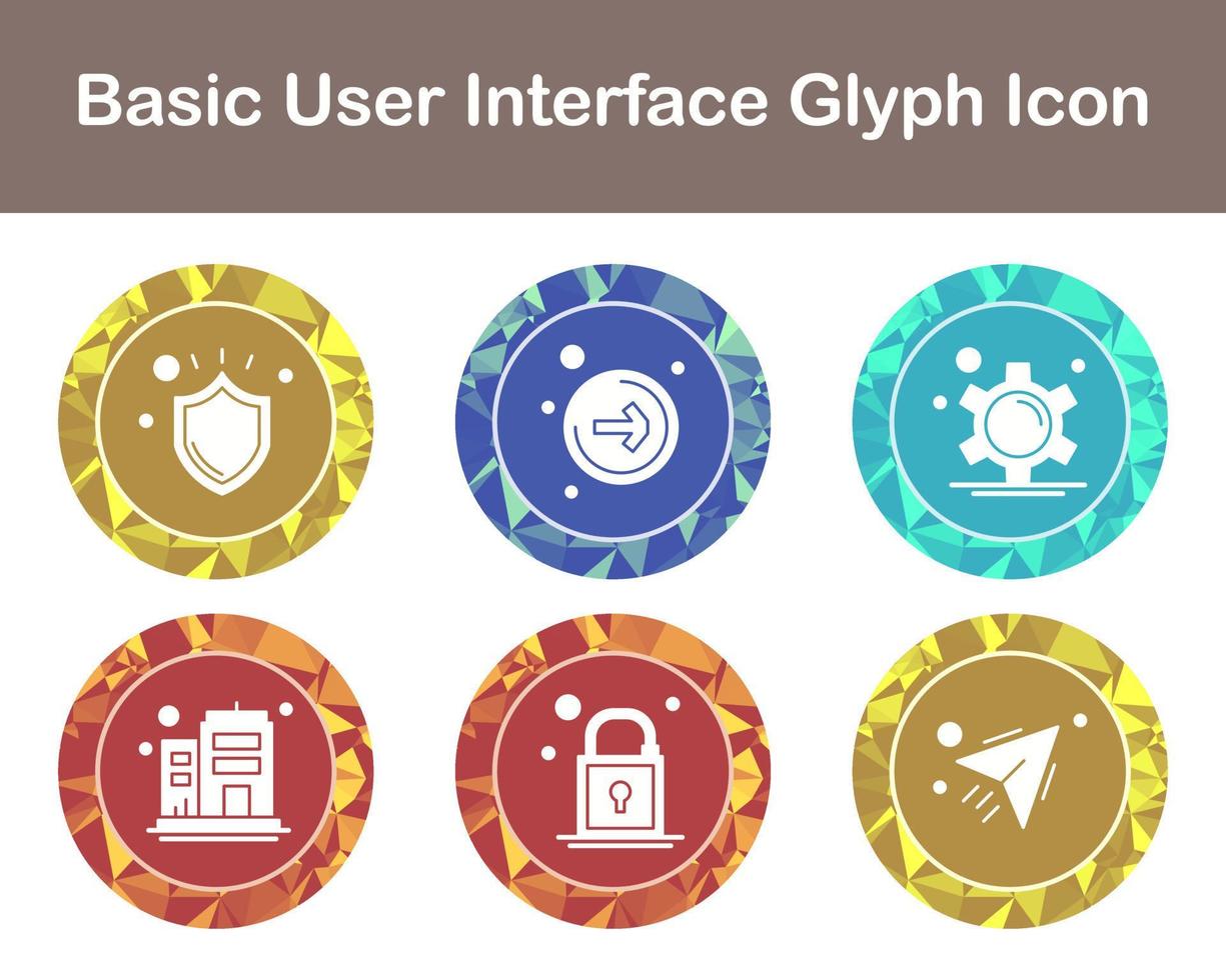 Basic User Interface Vector Icon Set