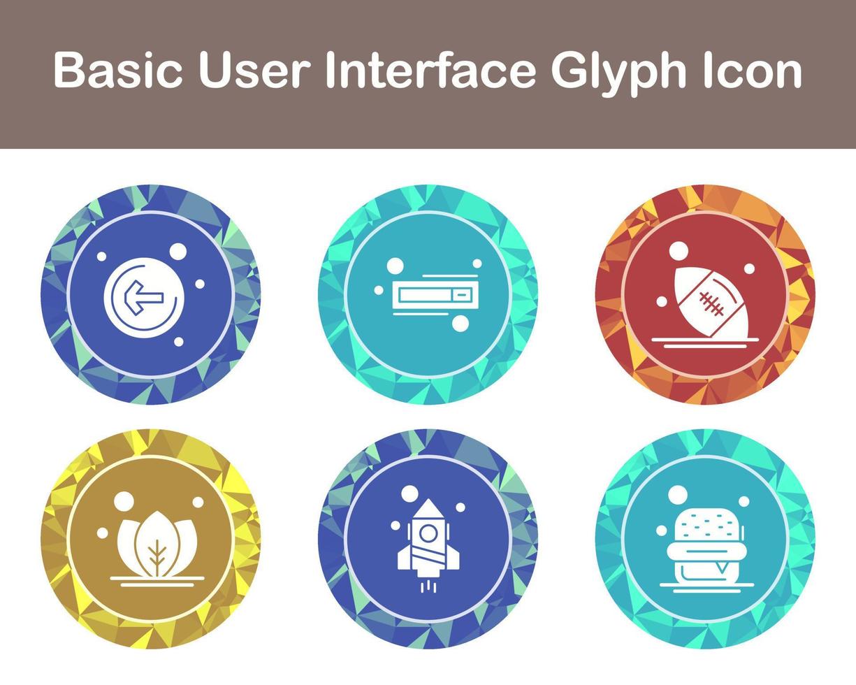 Basic User Interface Vector Icon Set