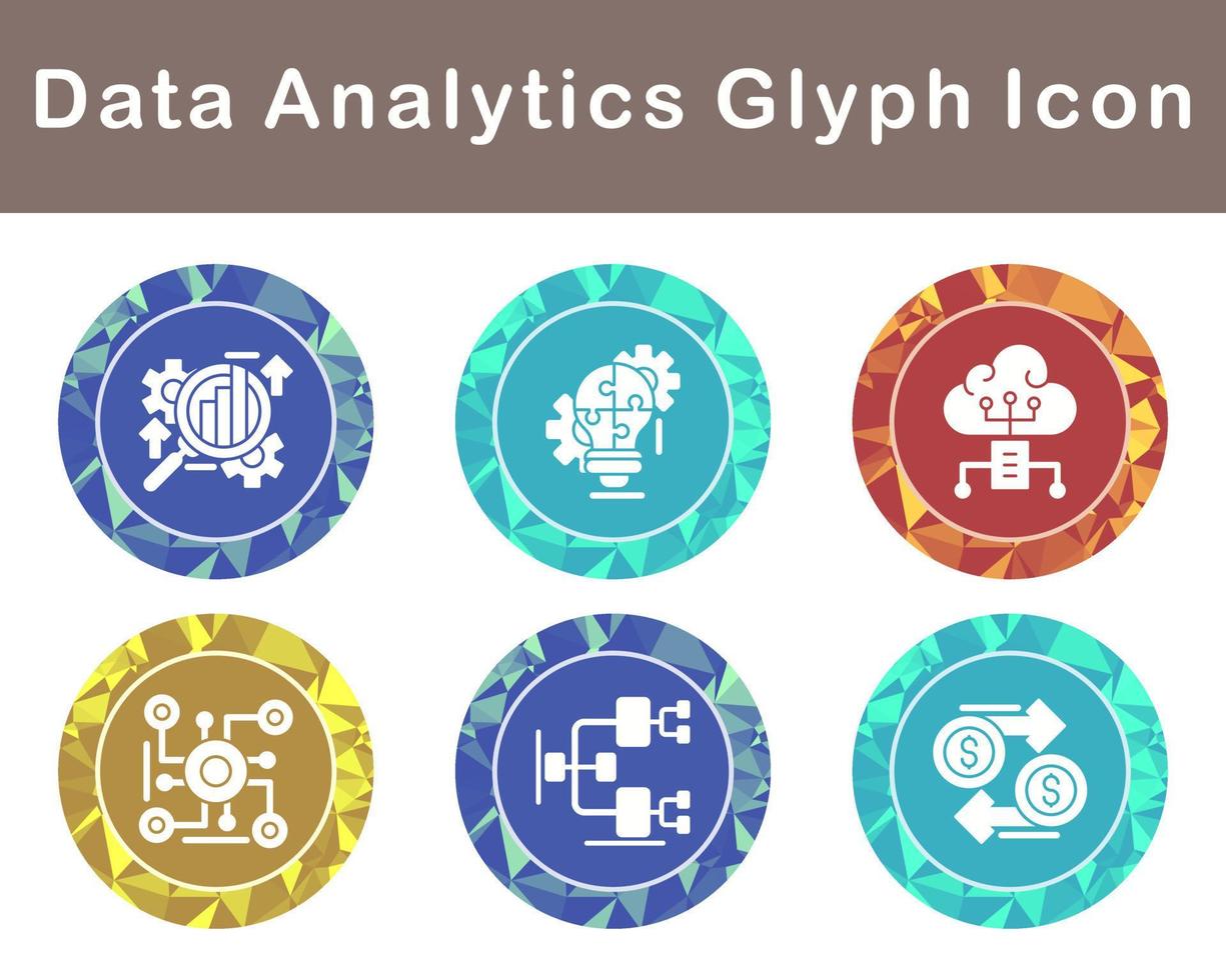 Data Analytics Vector Icon Set