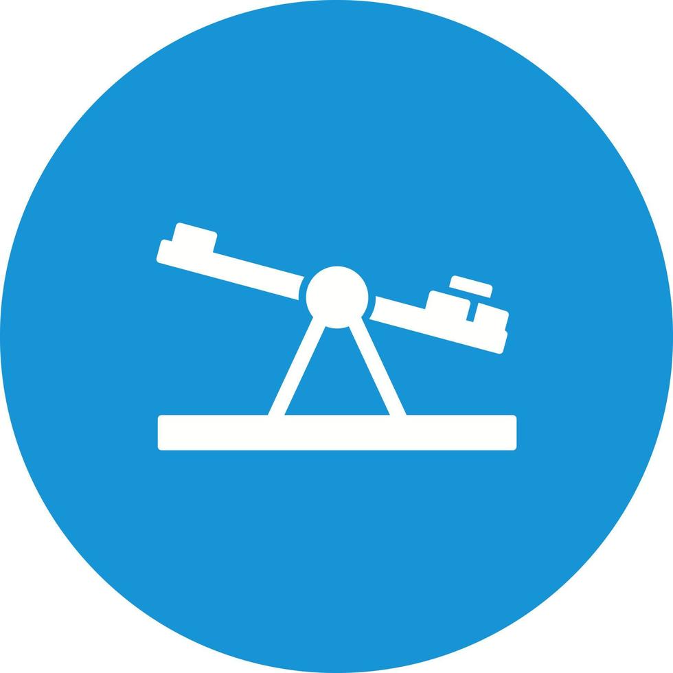 Seesaw Unique Vector Icon