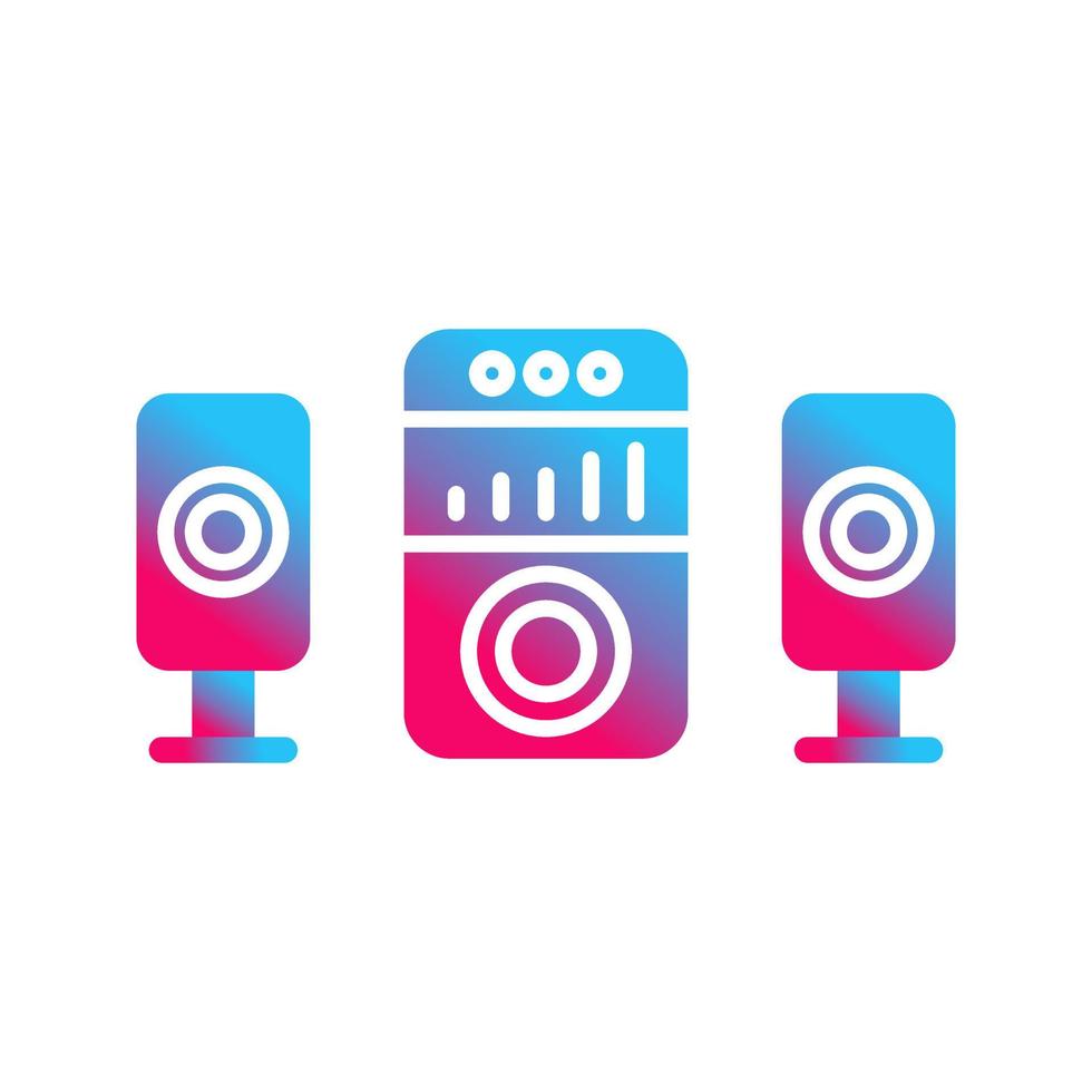 Sound System Unique Vector Icon