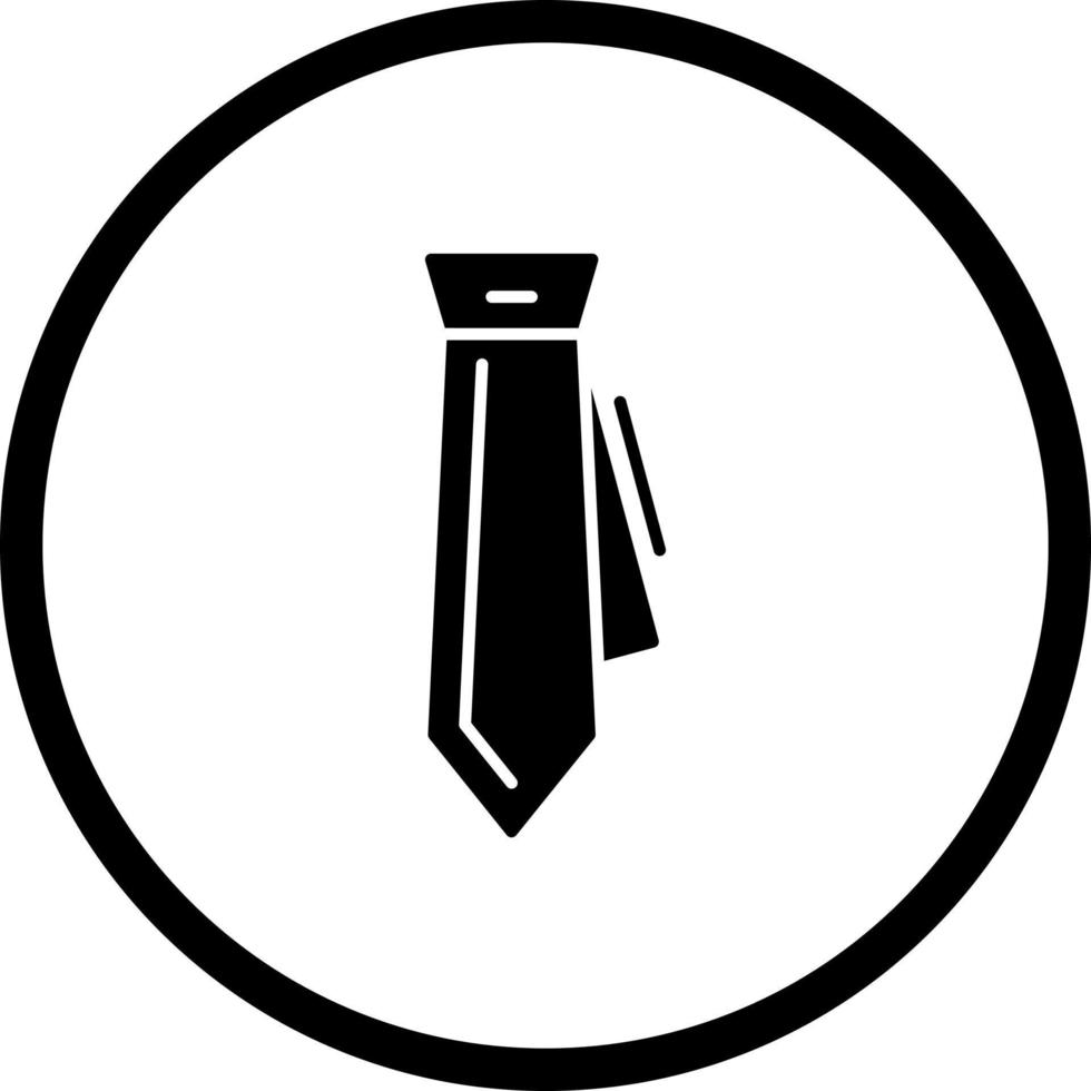 Corbata único vector icono