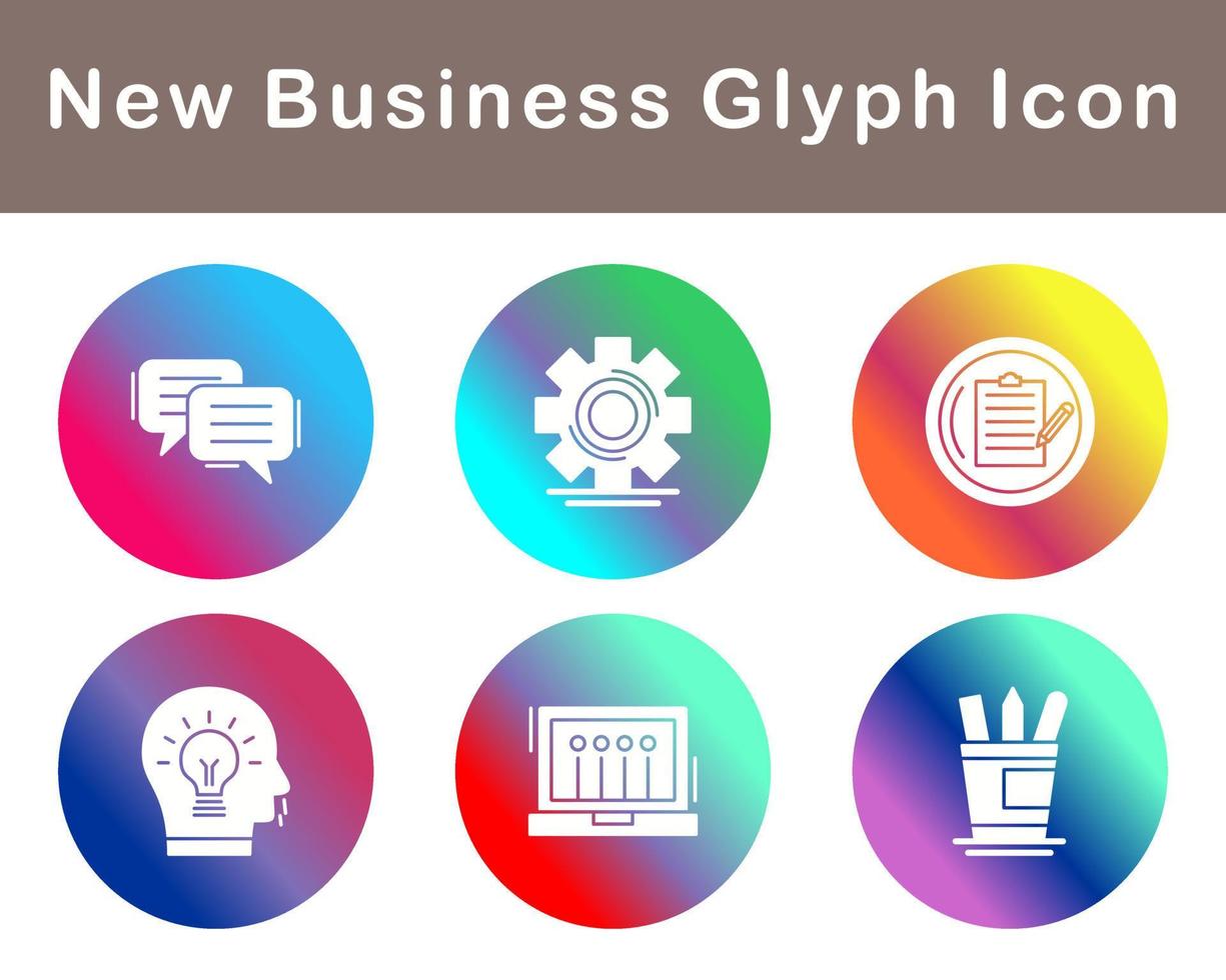 New Business Vector Icon Set