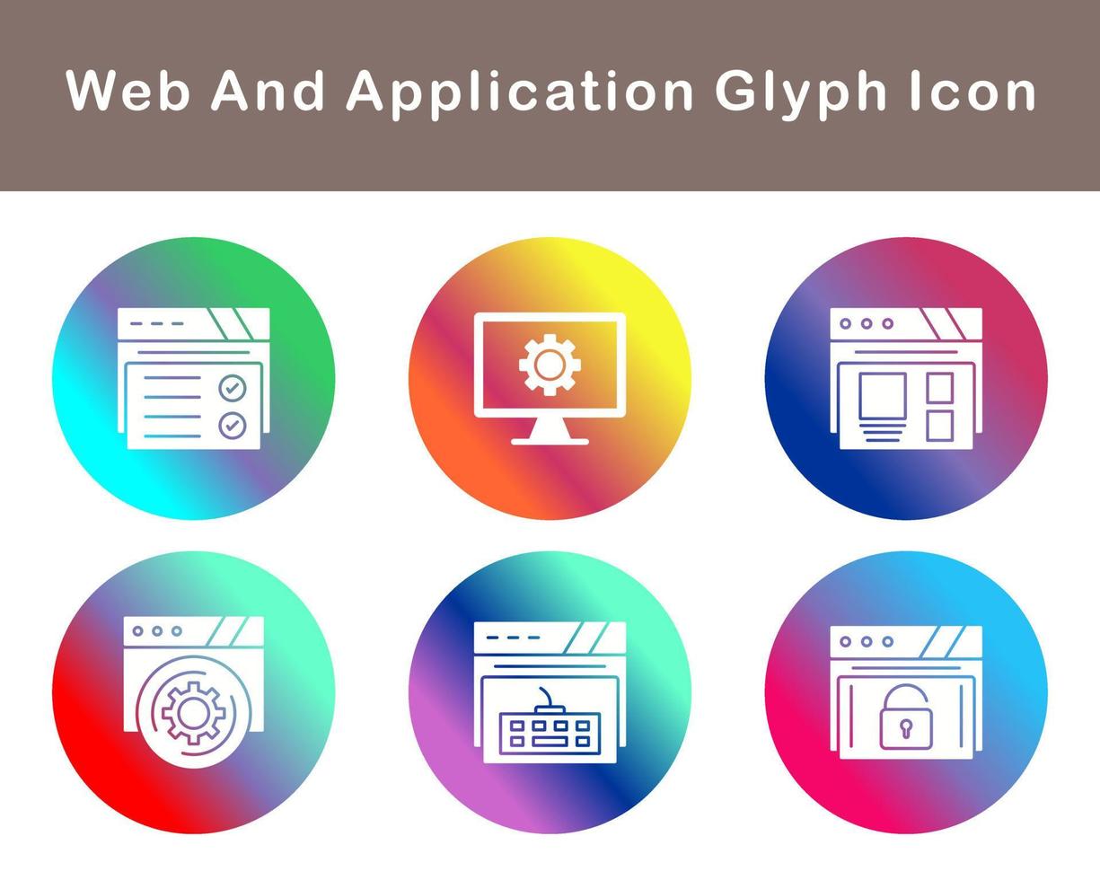 Web And Application Vector Icon Set