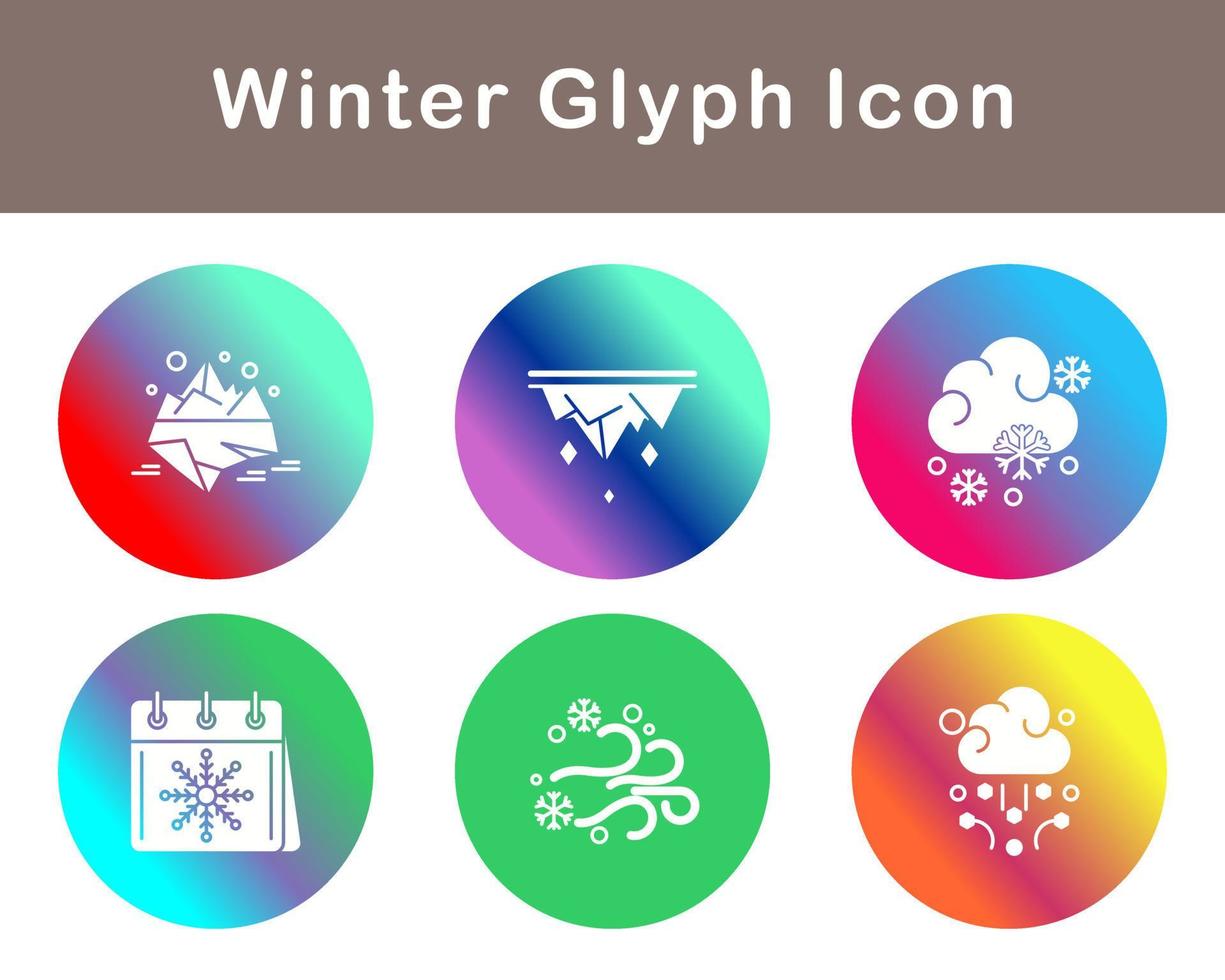 Winter Vector Icon Set