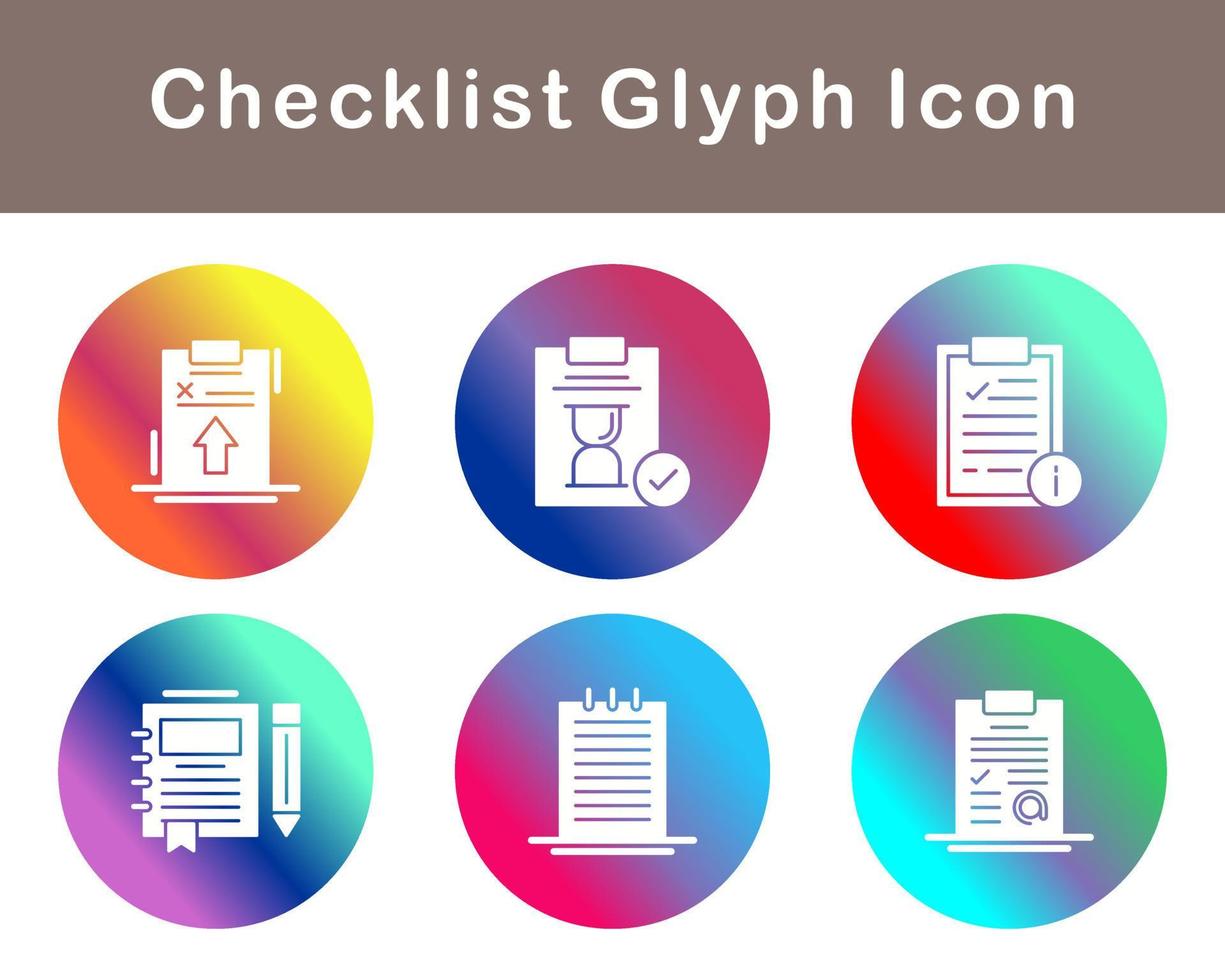Checklist Vector Icon Set