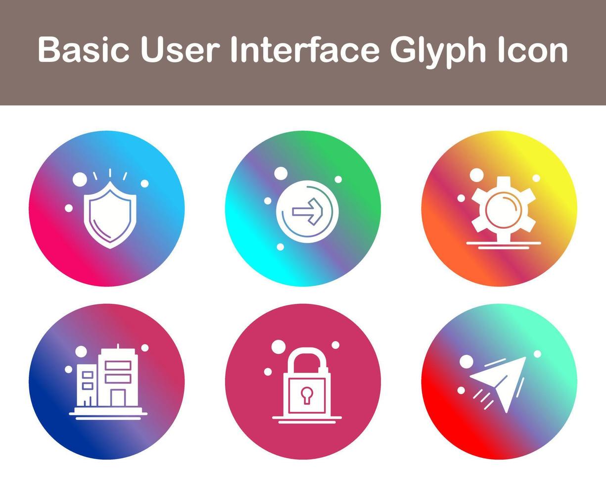 Basic User Interface Vector Icon Set