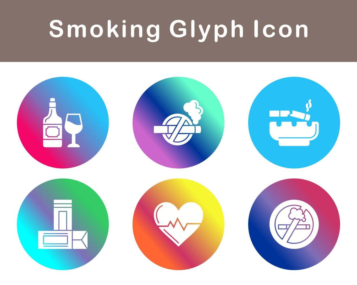 Smoking Vector Icon Set