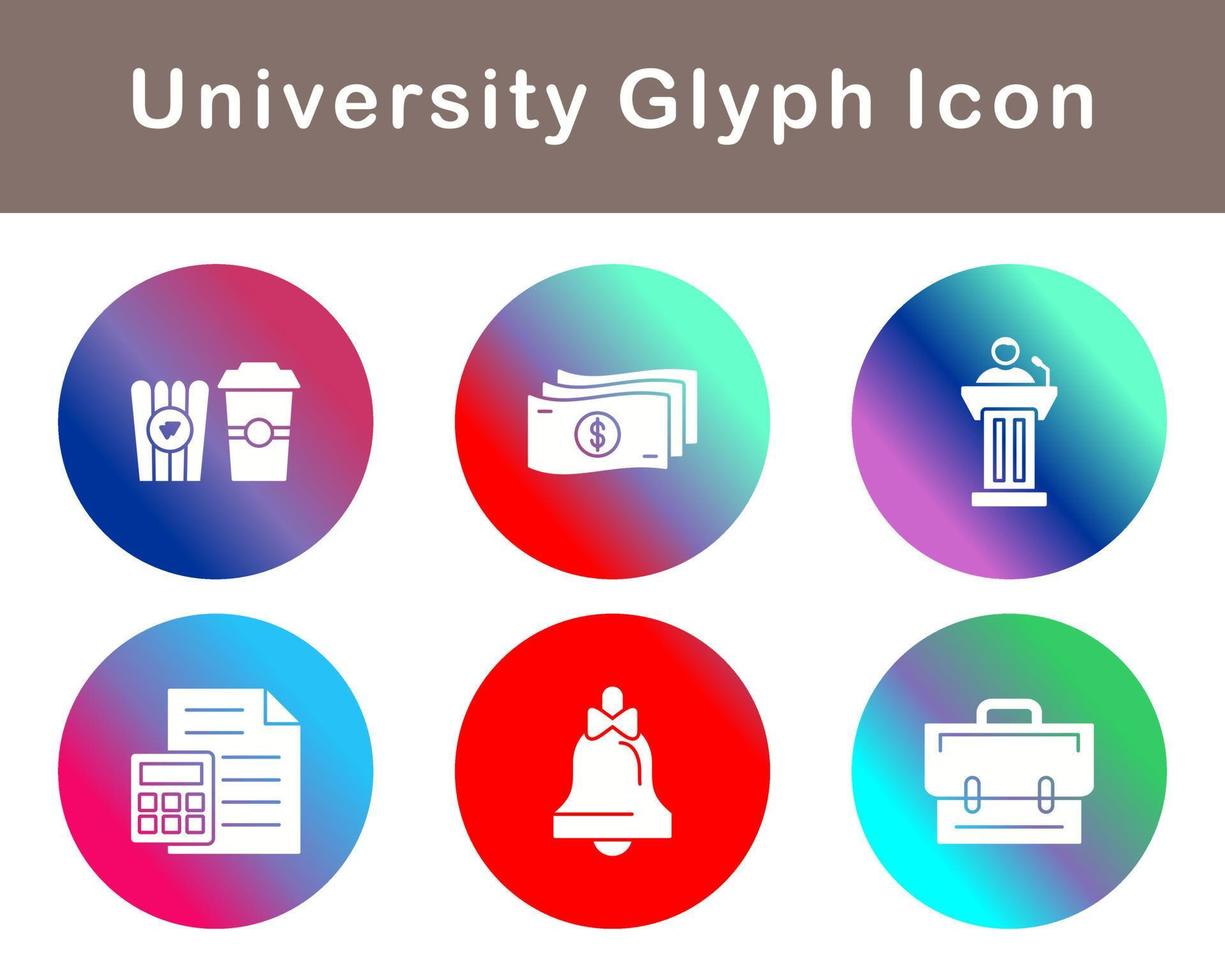 university Vector Icon Set